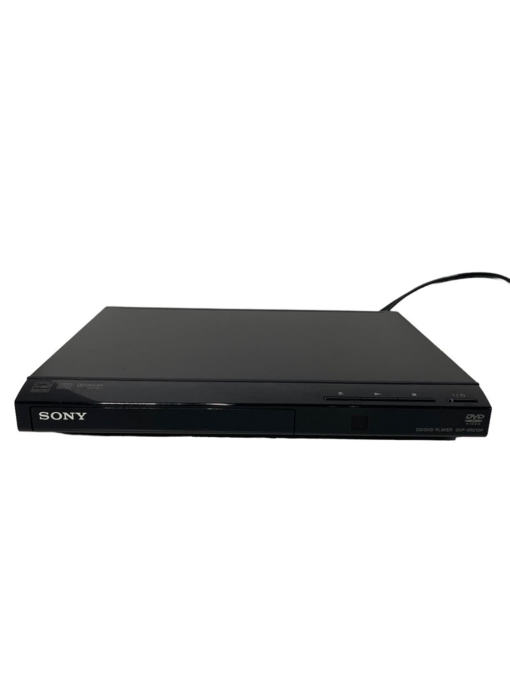 Sony CD/DVD Player Dolby Digital Compact Slim Black Model DVP-SR210P